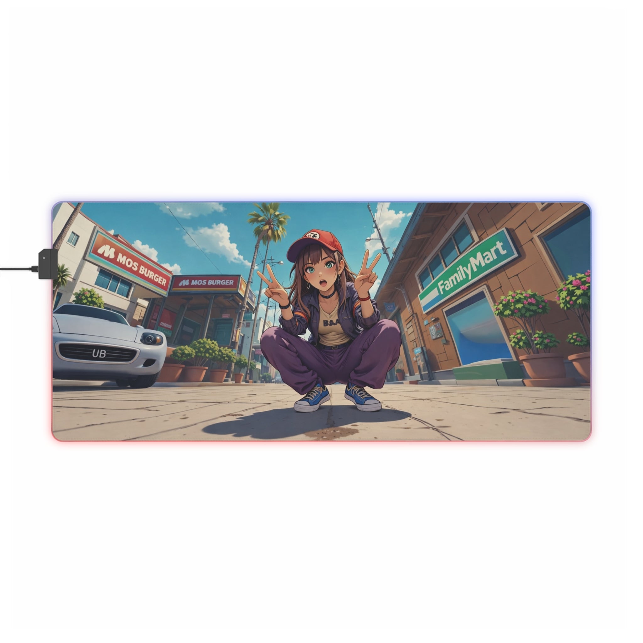 Urban Sweet Wise - LED Gaming Mouse Pad
