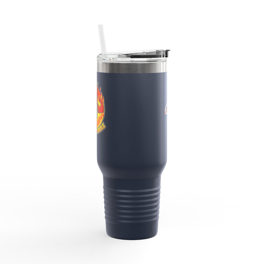 40oz Insulated Travel Mug - "Too Hot To Handle"