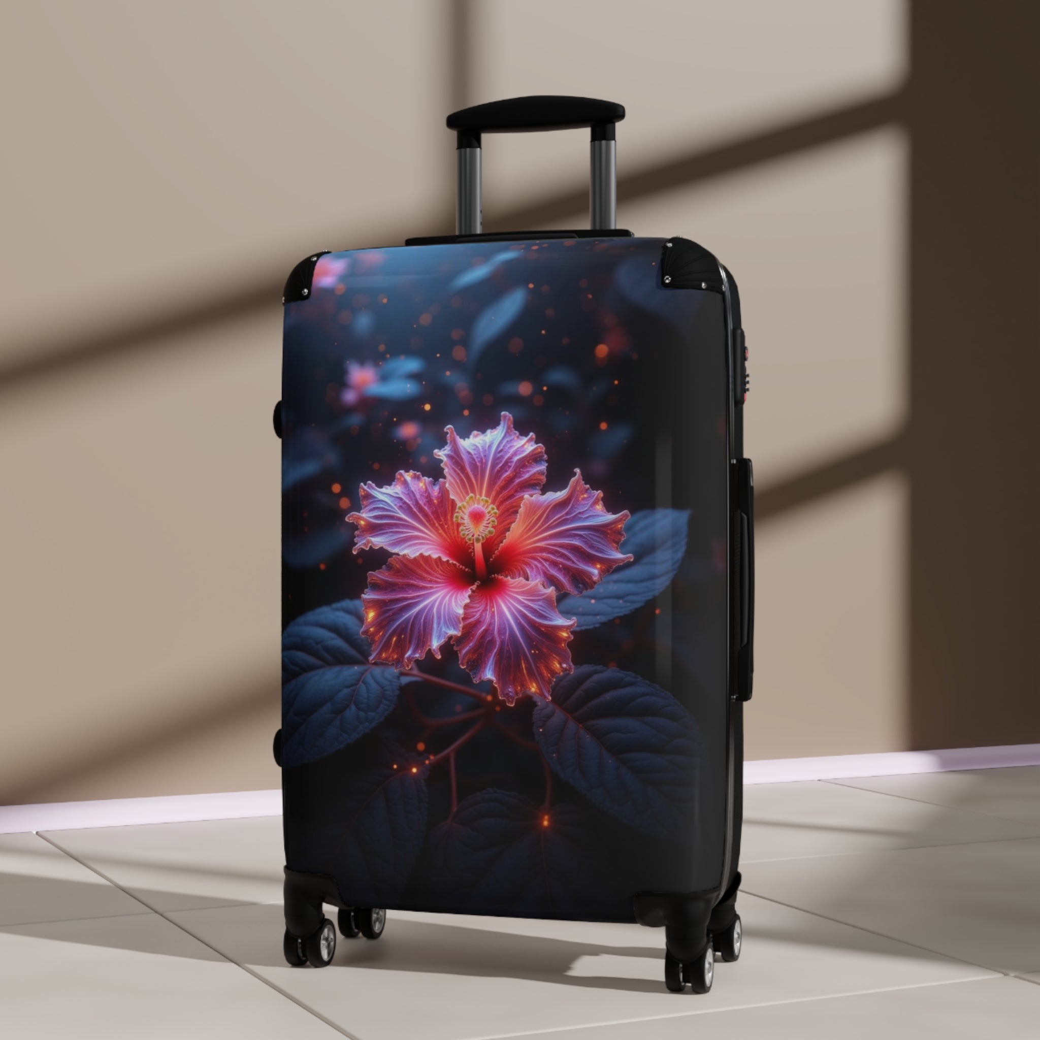 Starlight Hibiscus Luggage