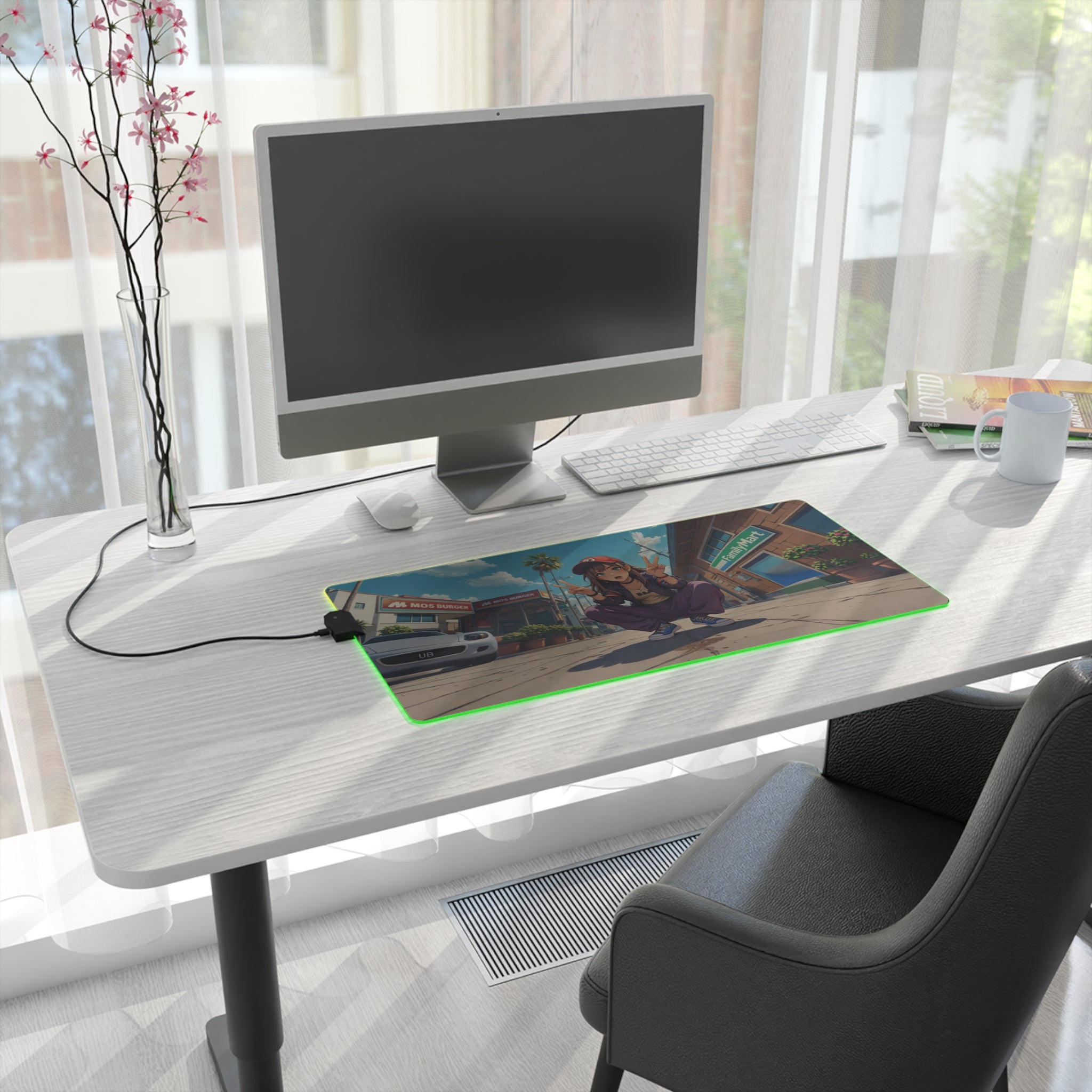 Urban Sweet Wise - LED Gaming Mouse Pad