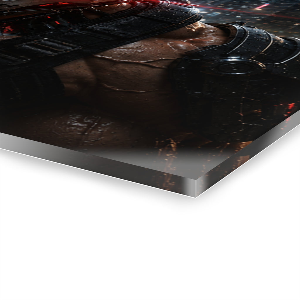 Deimos Acrylic Print #1 – Premium Cyberpunk Wall Art