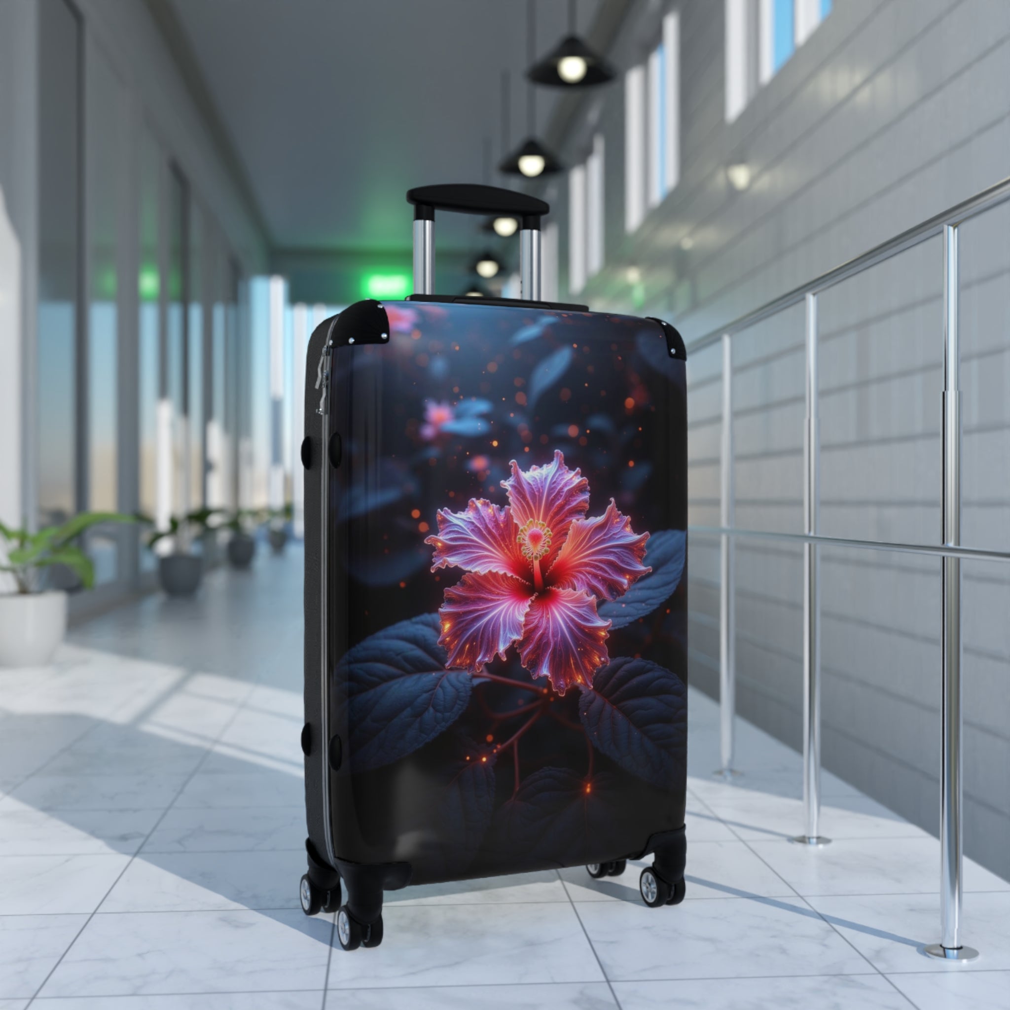 Starlight Hibiscus Luggage