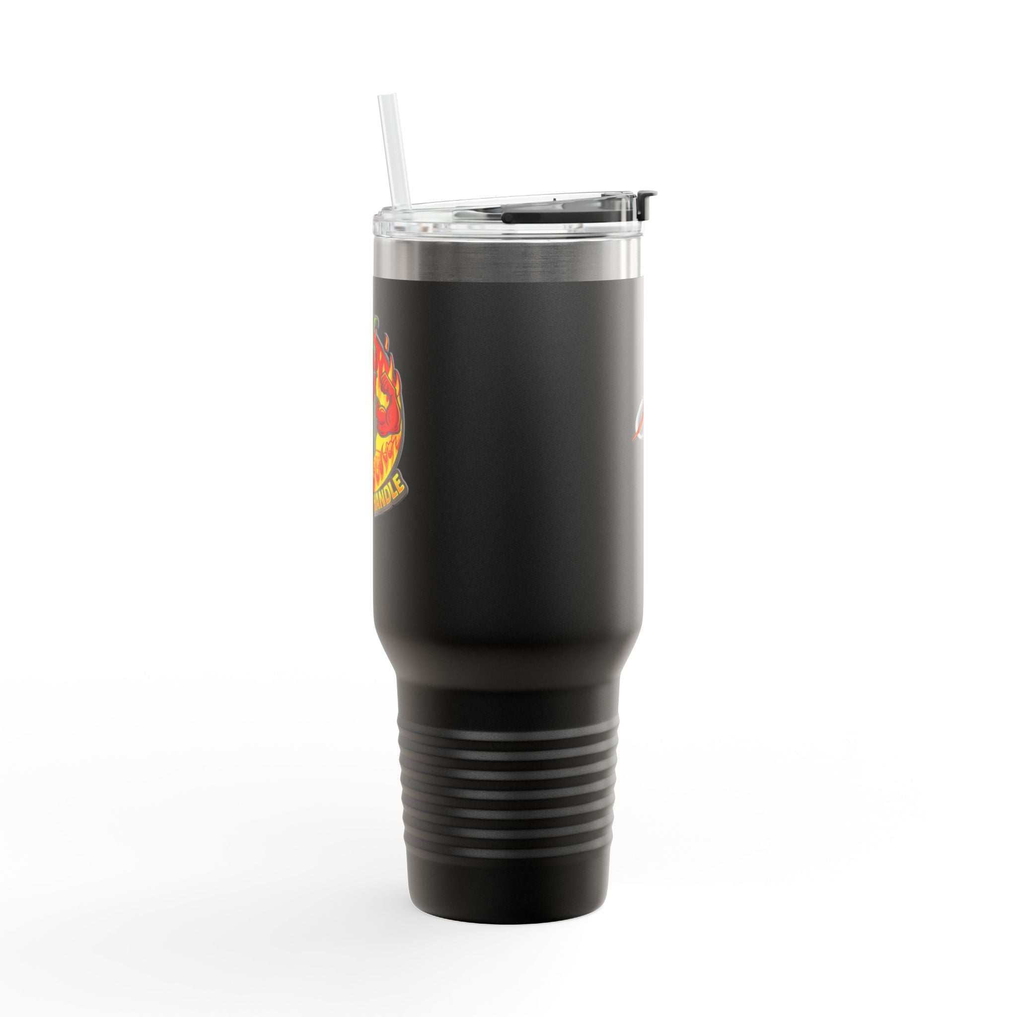 40oz Insulated Travel Mug - "Too Hot To Handle"