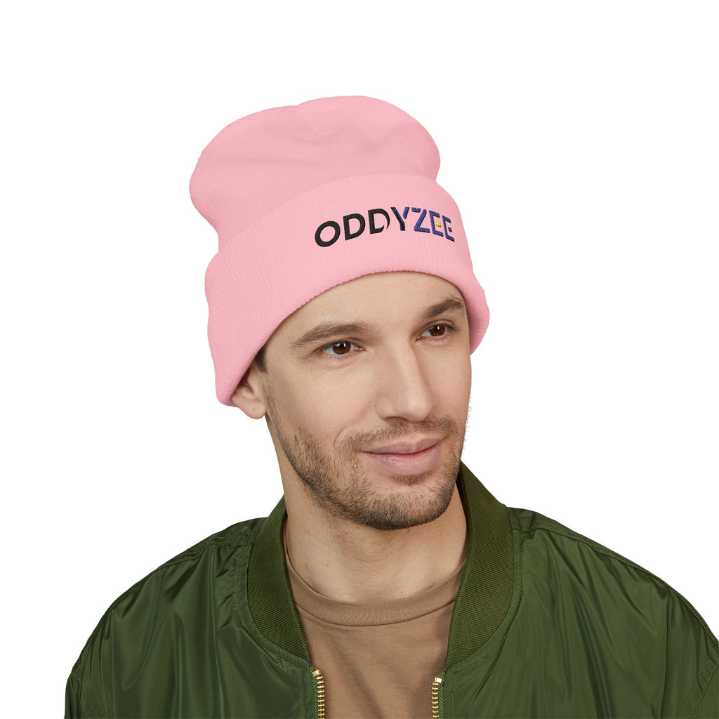 Oddyzee - Embroidered Cuffed Beanie