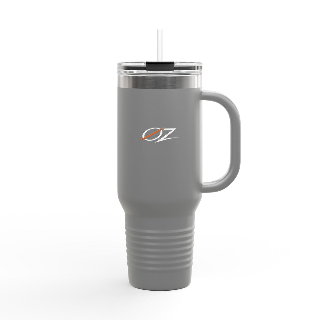 40oz Insulated Travel Mug - "Too Hot To Handle"