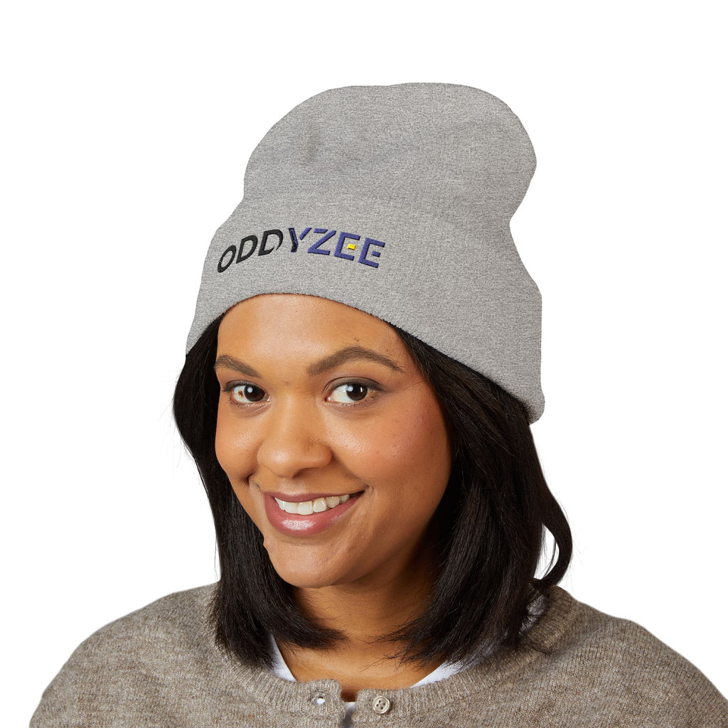 Oddyzee - Embroidered Cuffed Beanie