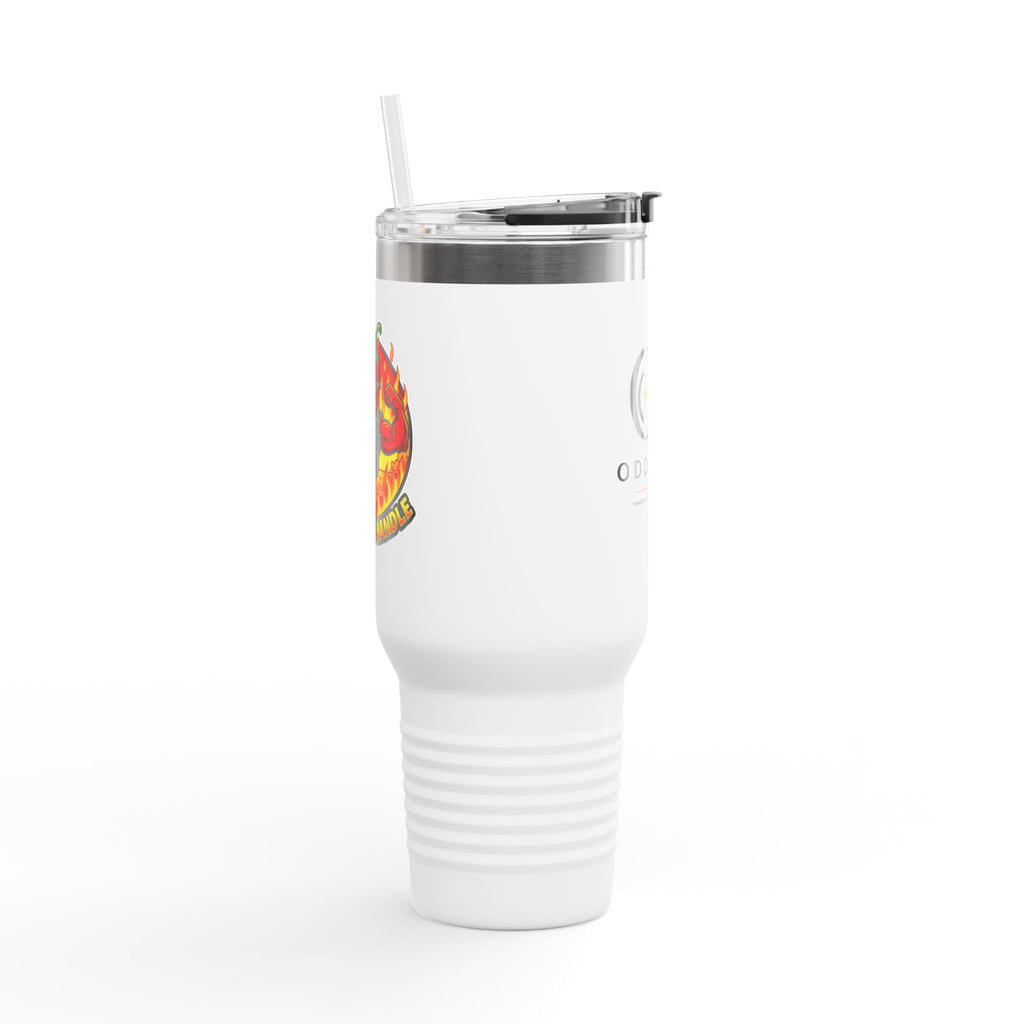 40oz Insulated Travel Mug - "Too Hot To Handle"