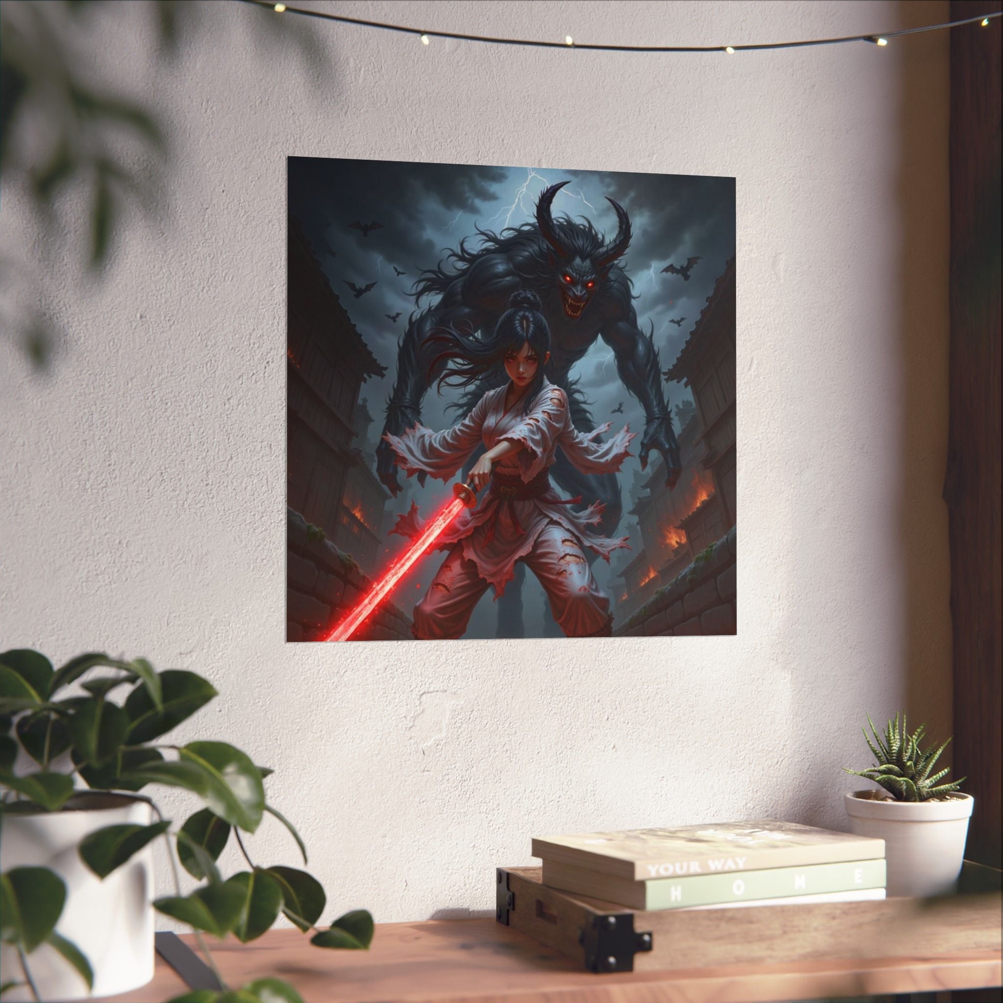 Ketsueki, Akuma no Ken - Matte Poster