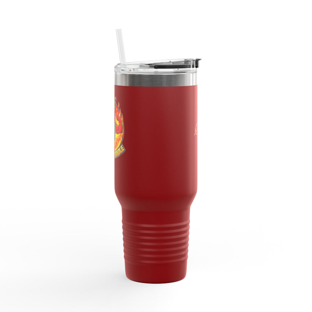 40oz Insulated Travel Mug - "Too Hot To Handle"