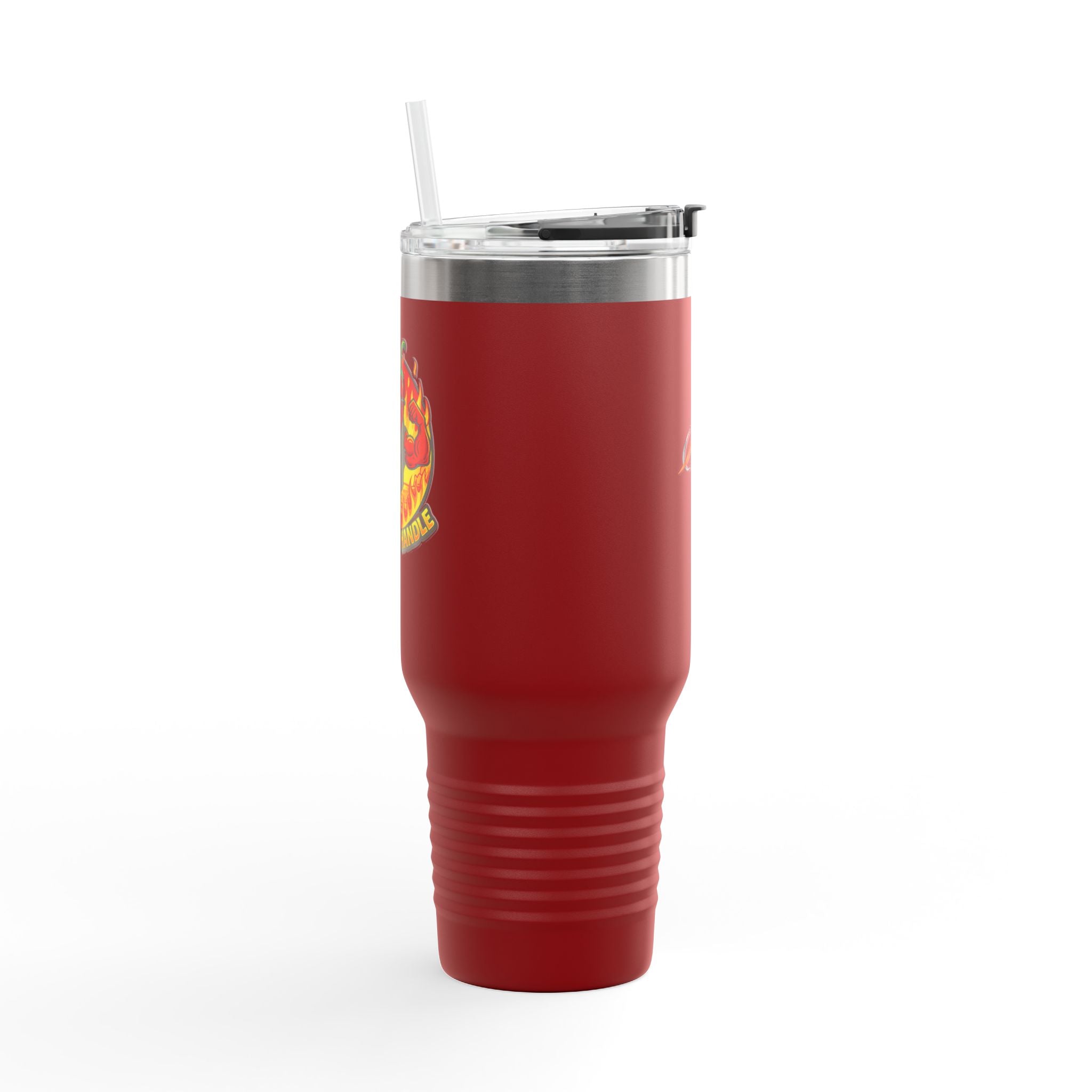 40oz Insulated Travel Mug - "Too Hot To Handle"
