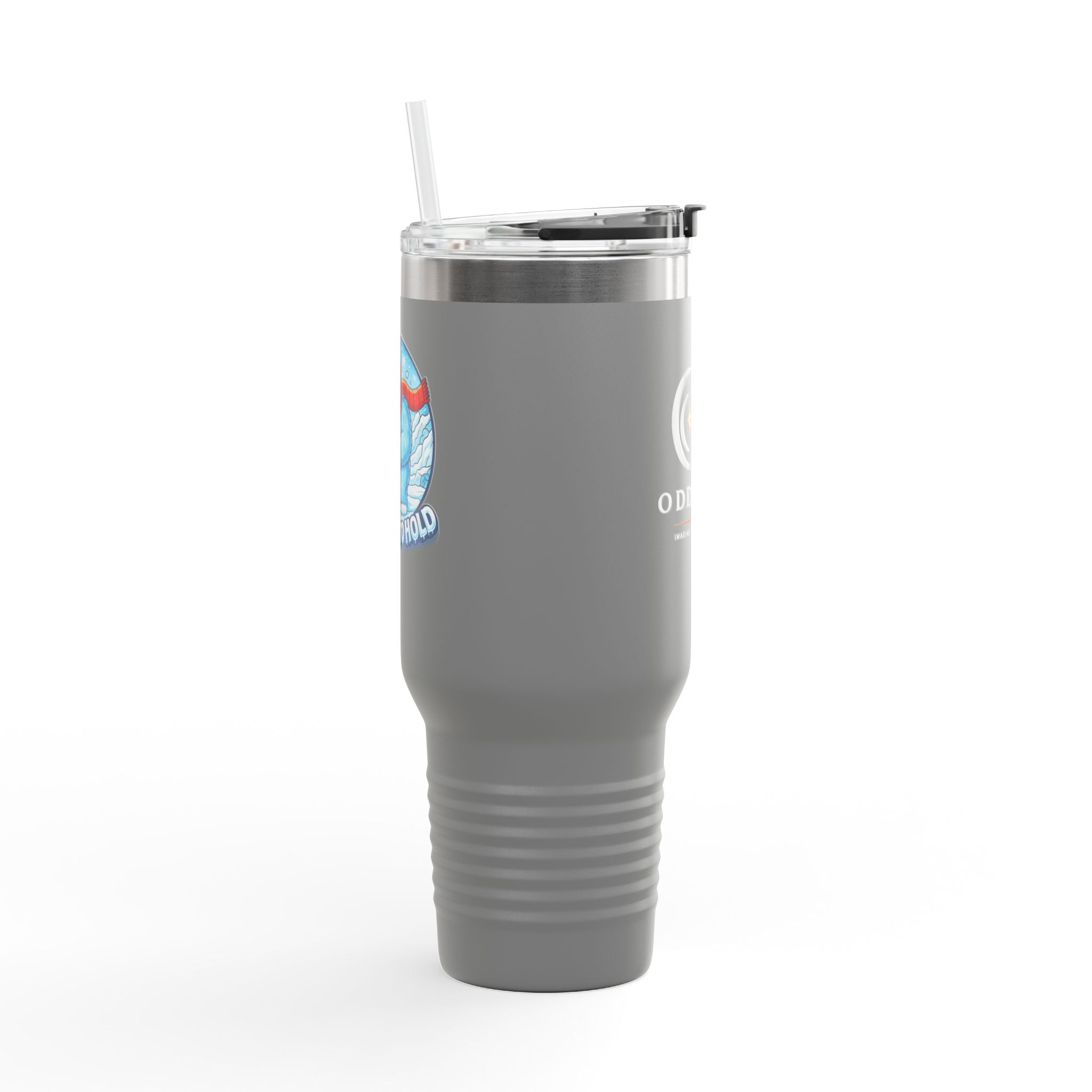 Vaso térmico de viaje de 40 oz - "Demasiado frío para sostener"