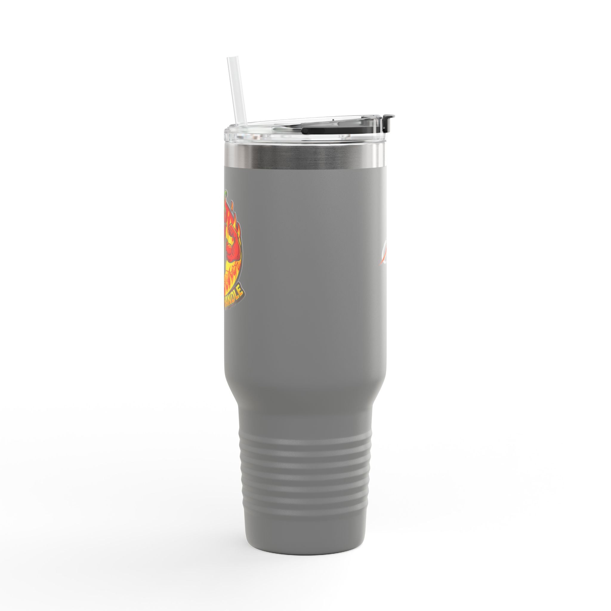 40oz Insulated Travel Mug - "Too Hot To Handle"