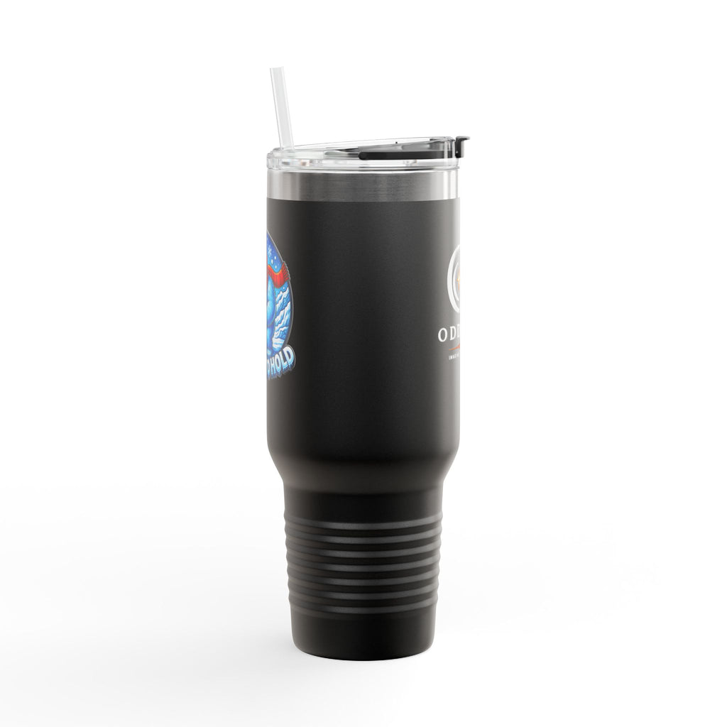 40oz Insulated Travel Mug - "Too Cold To Hold"