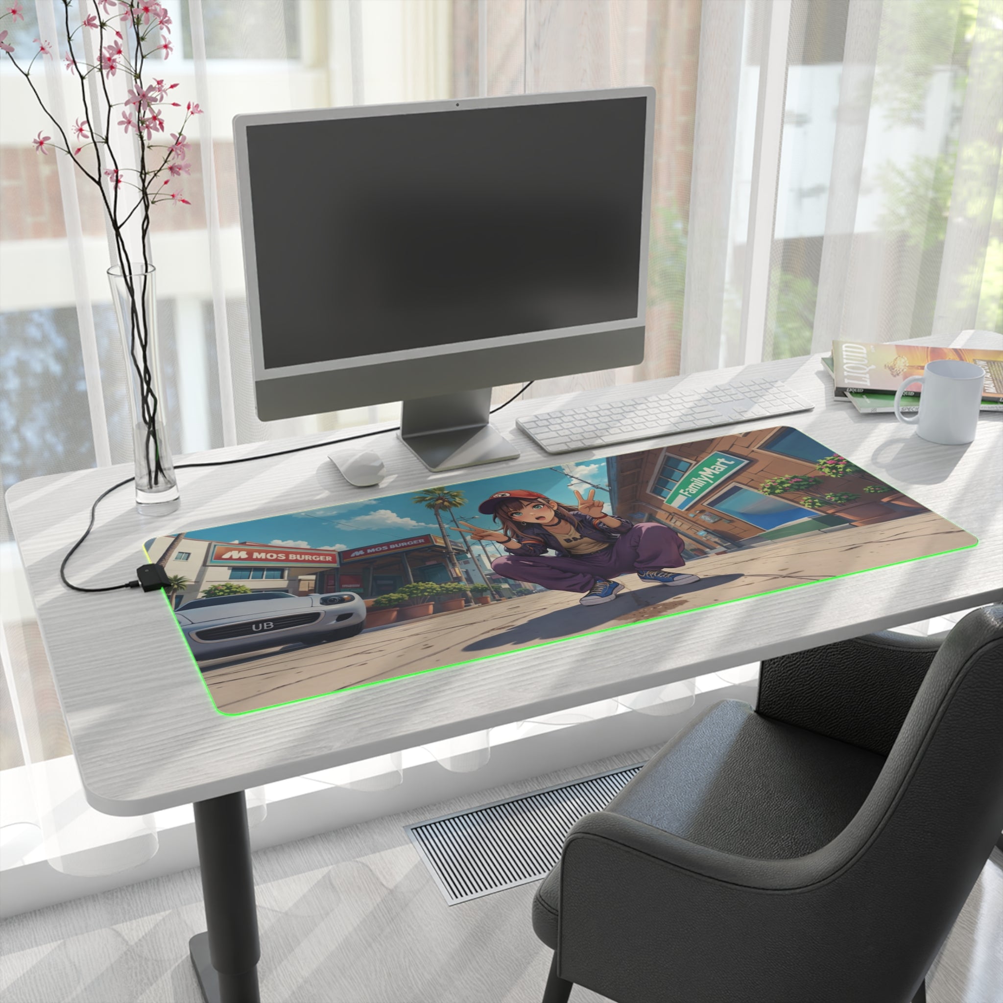 Urban Sweet Wise - LED Gaming Mouse Pad