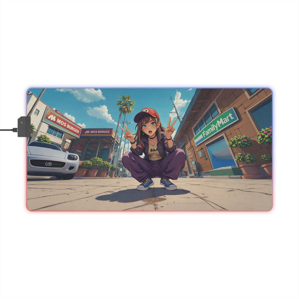 Urban Sweet Wise - LED Gaming Mouse Pad