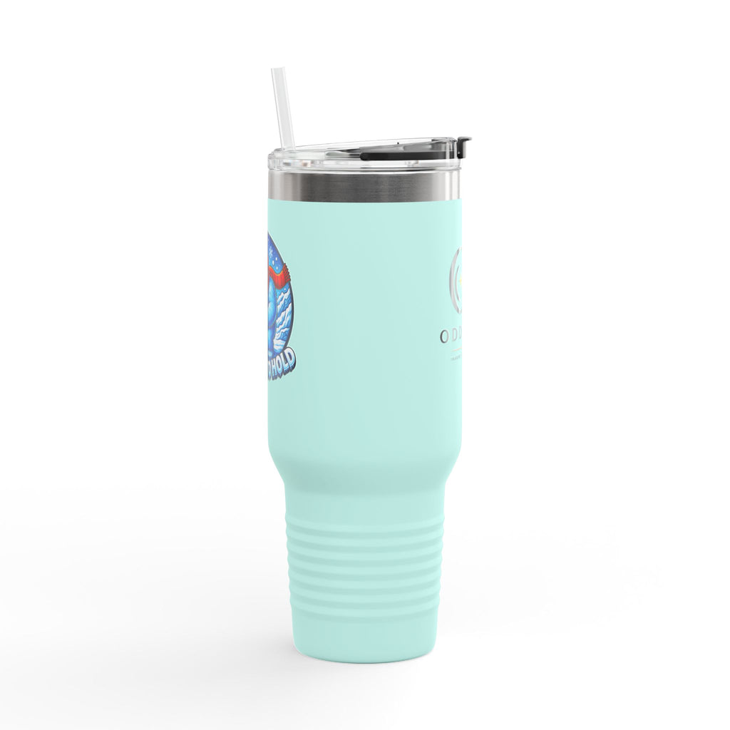 40oz Insulated Travel Mug - "Too Cold To Hold"