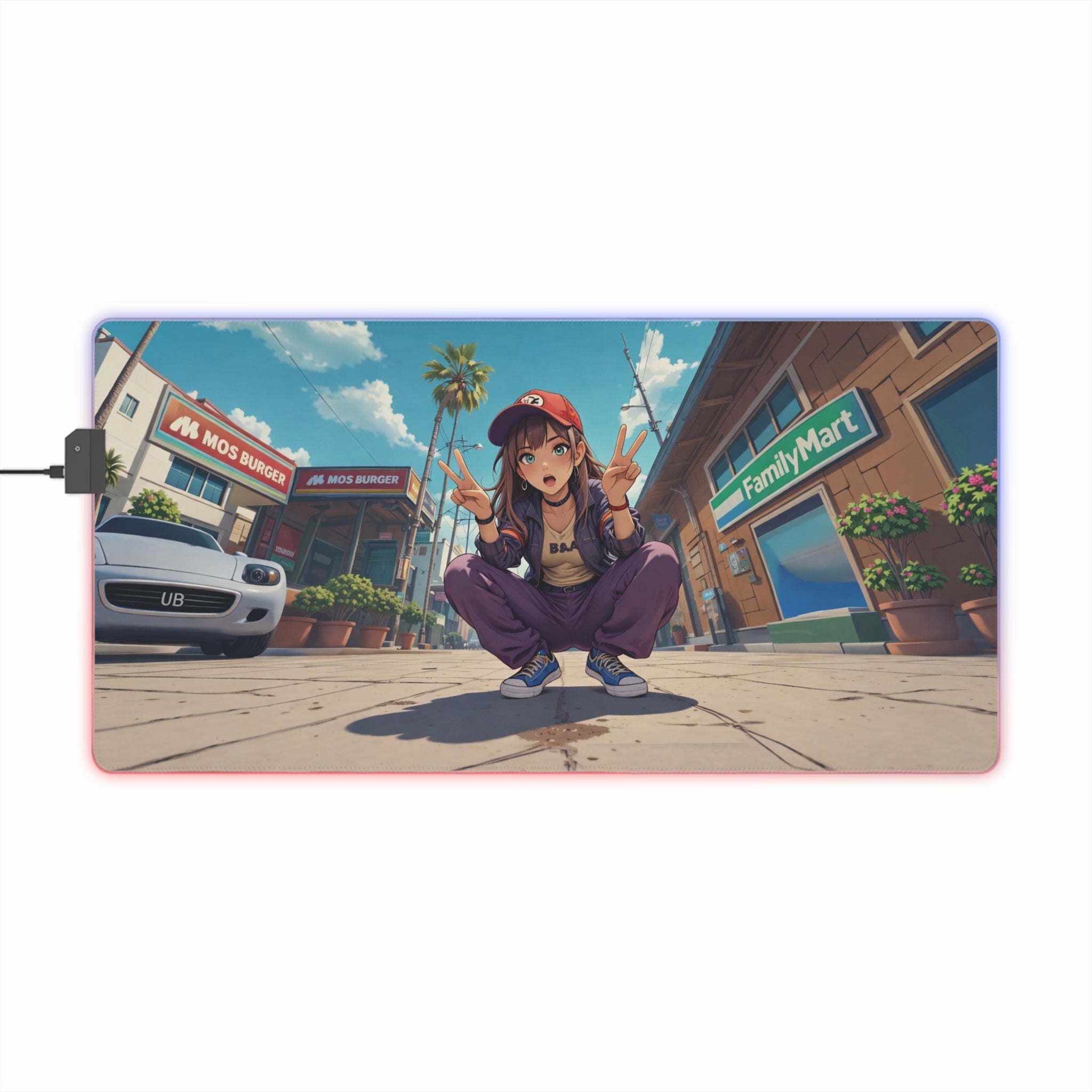 Urban Sweet Wise - LED Gaming Mouse Pad