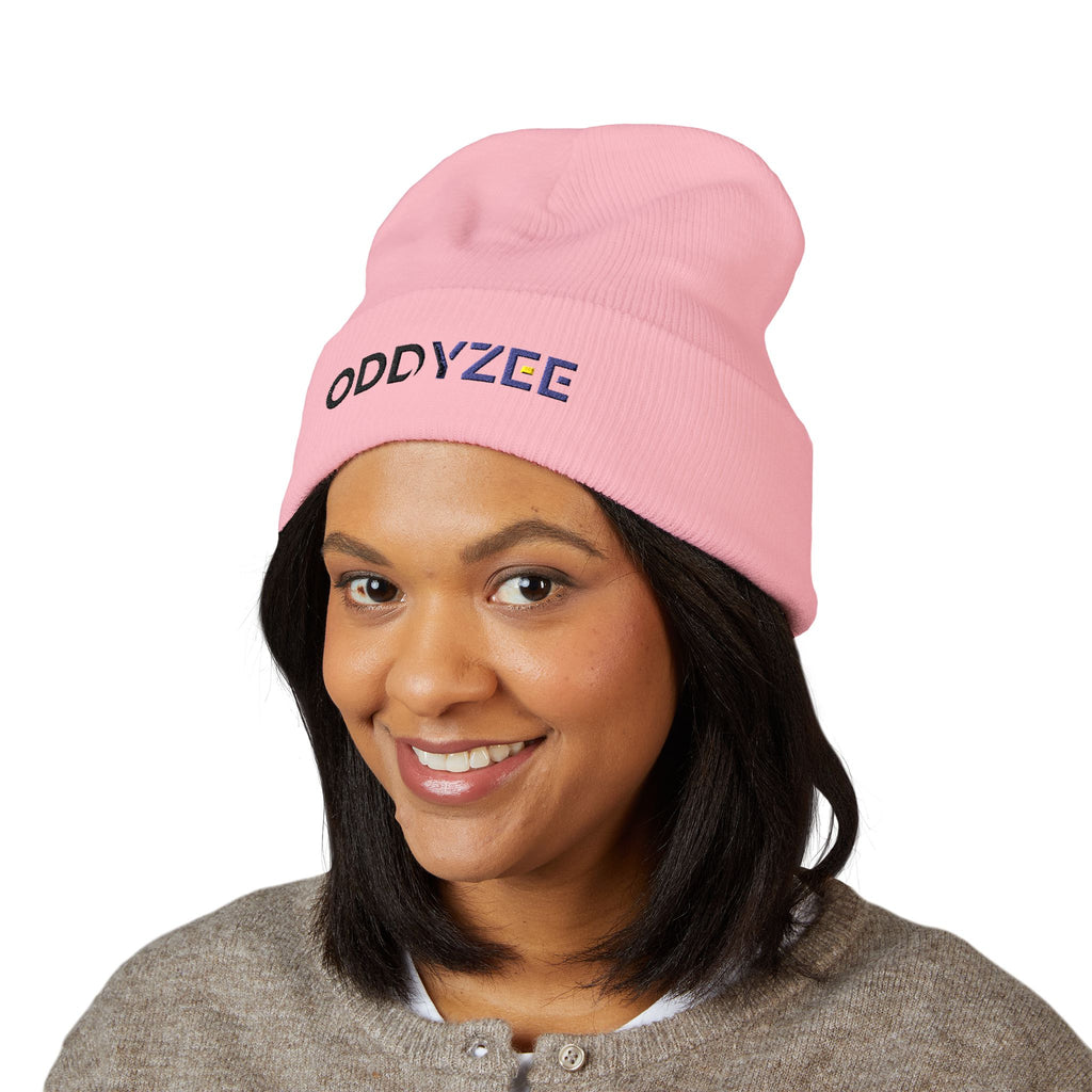 Oddyzee - Embroidered Cuffed Beanie