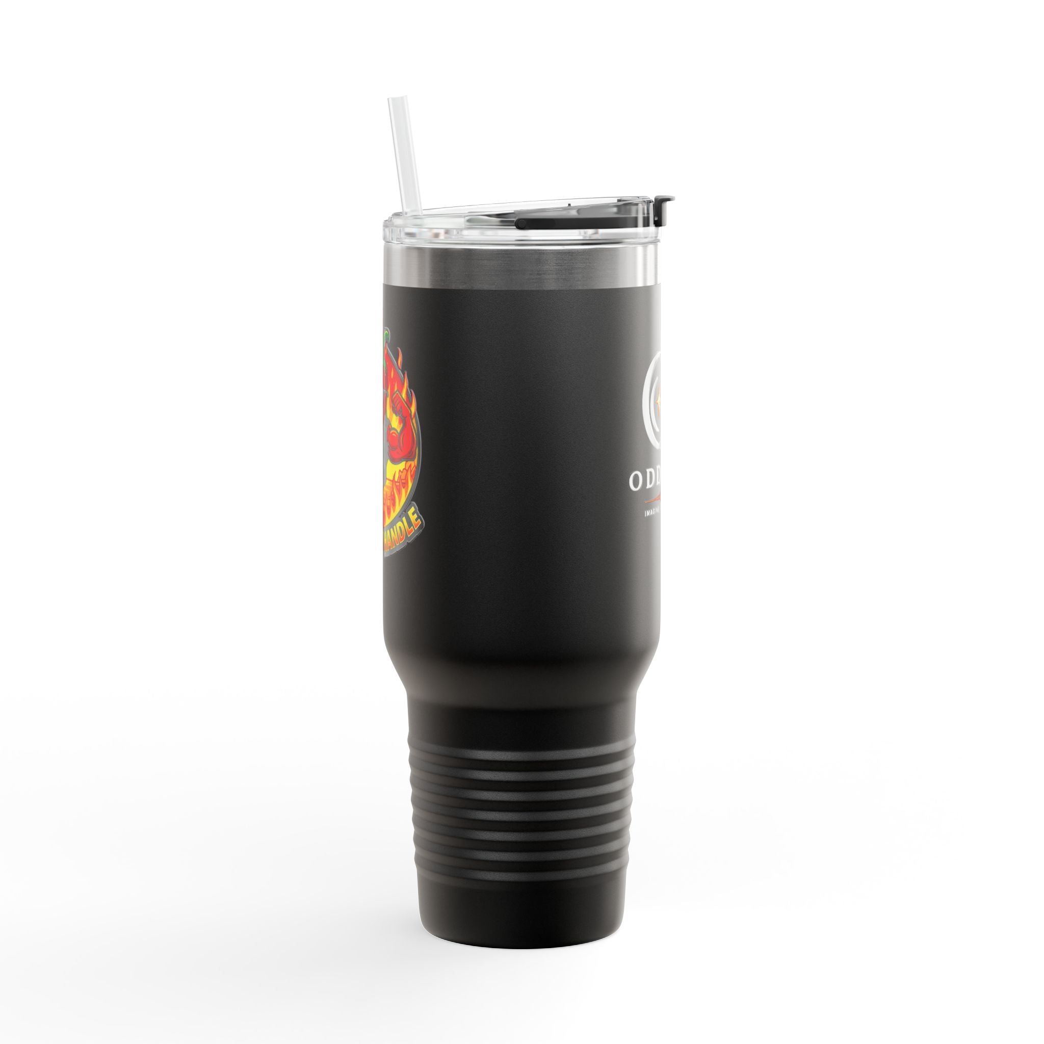 40oz Insulated Travel Mug - "Too Hot To Handle"
