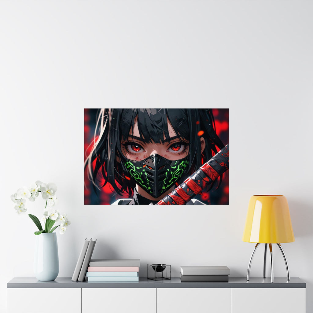 Crimson Fury - Matte Poster