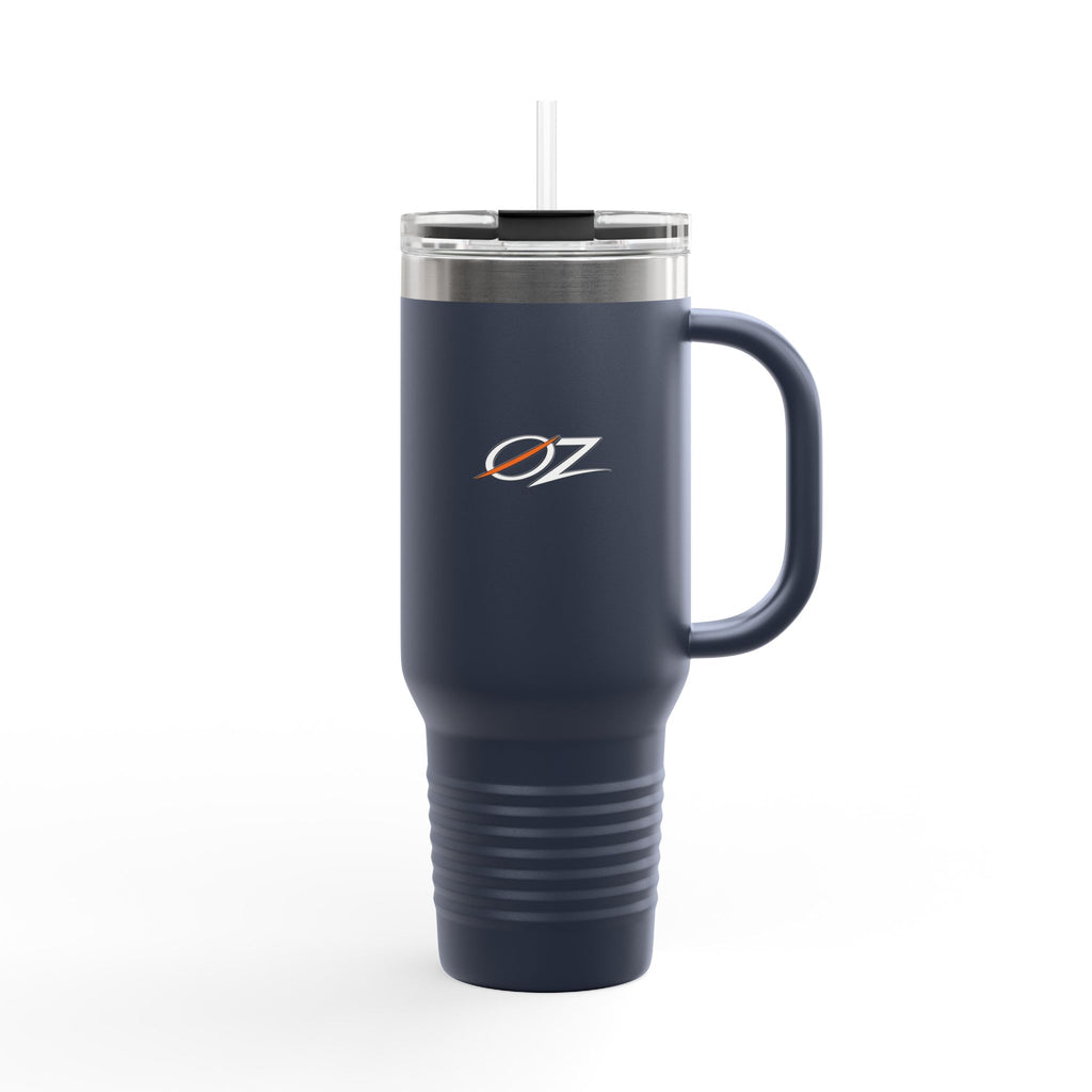 40oz Insulated Travel Mug - "Too Hot To Handle"