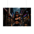 Ruby Maxim Matte Cyberpunk Wall Art Print #1 – Premium Urban Fantasy Poster