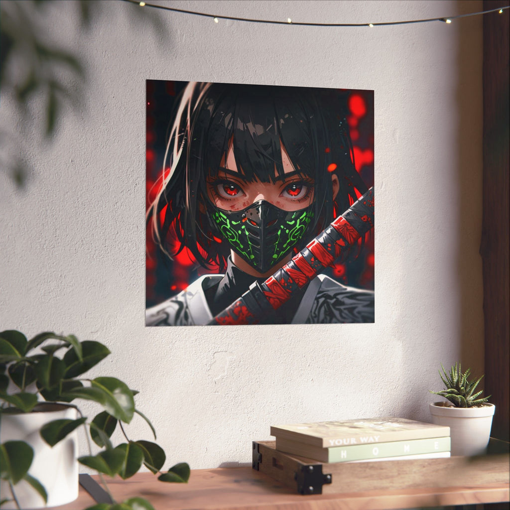 Crimson Fury - Matte Poster