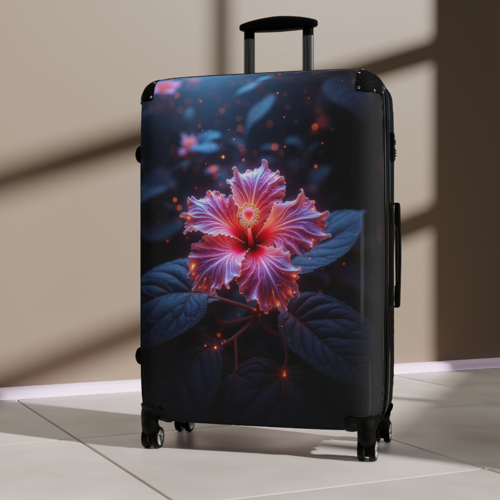 Starlight Hibiscus Luggage
