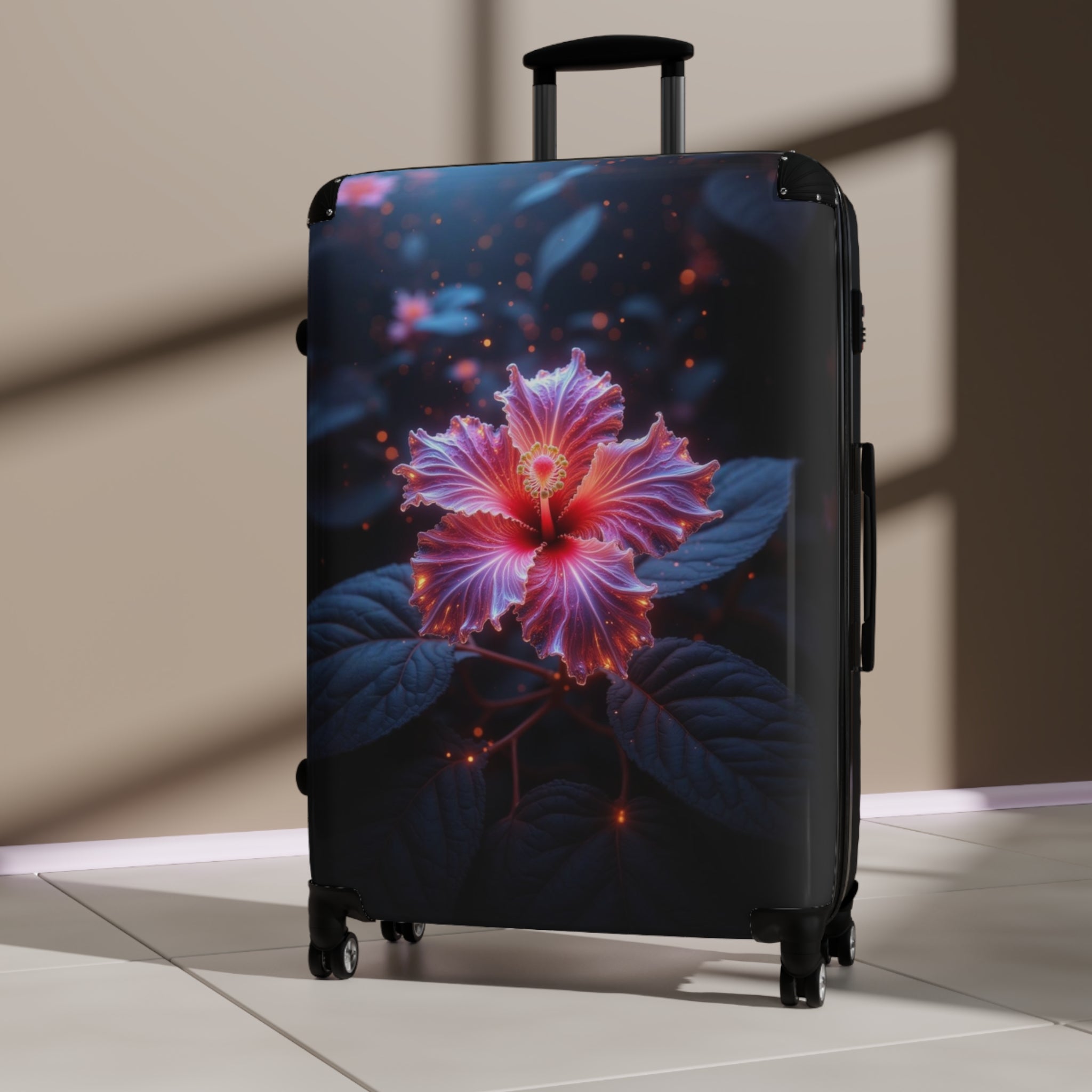 Starlight Hibiscus Luggage