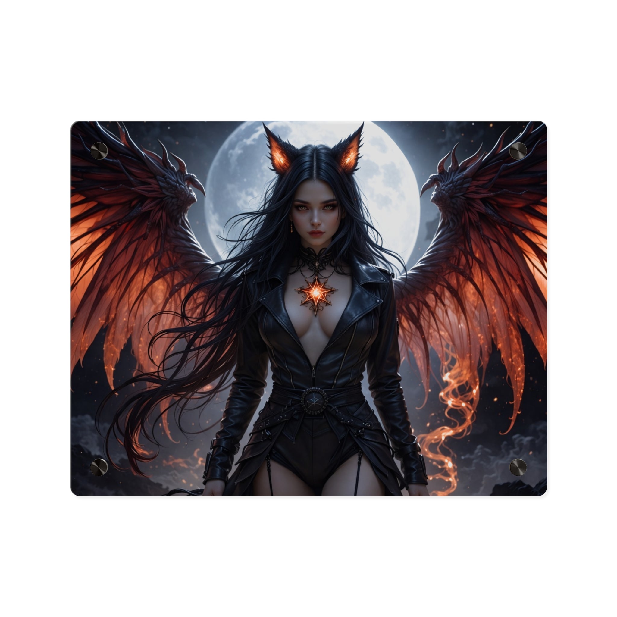 Dark Angel Seraph #2 - Acrylic Panel