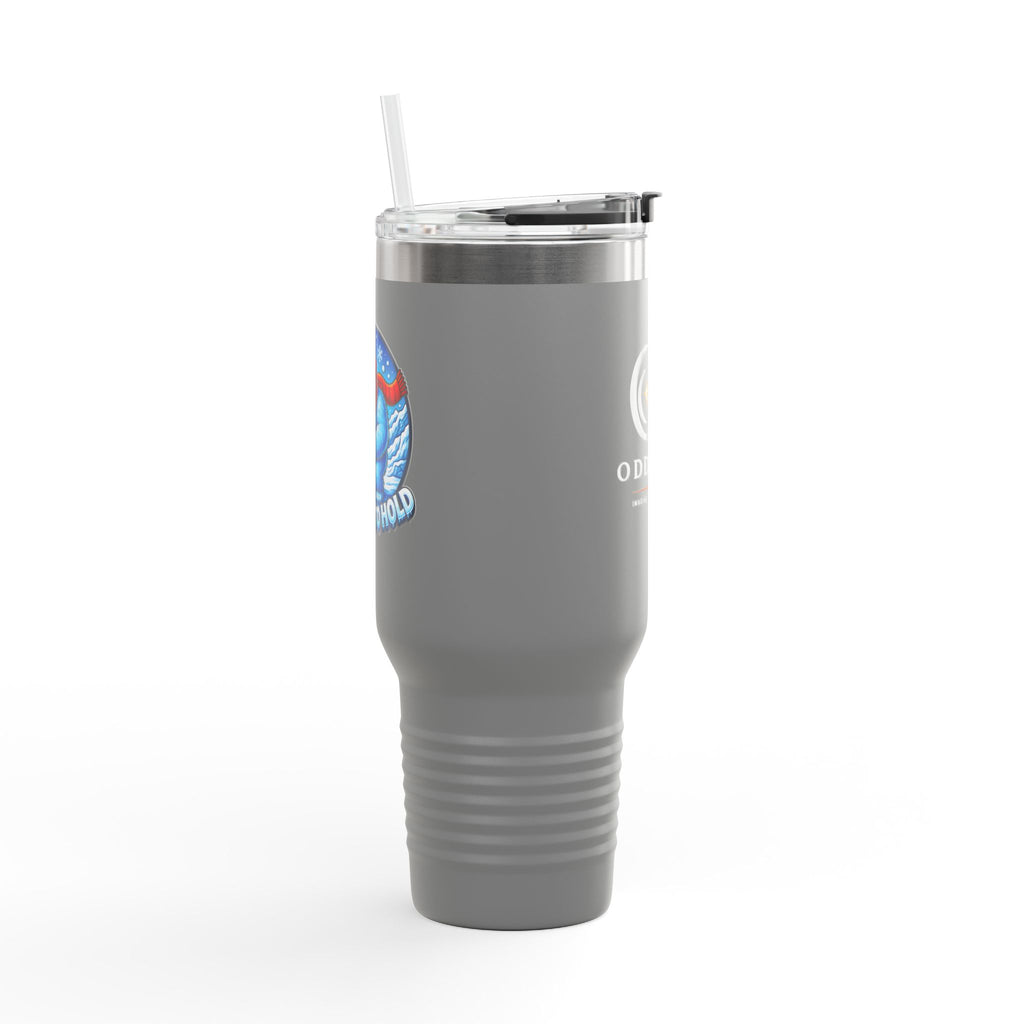 40oz Insulated Travel Mug - "Too Cold To Hold"
