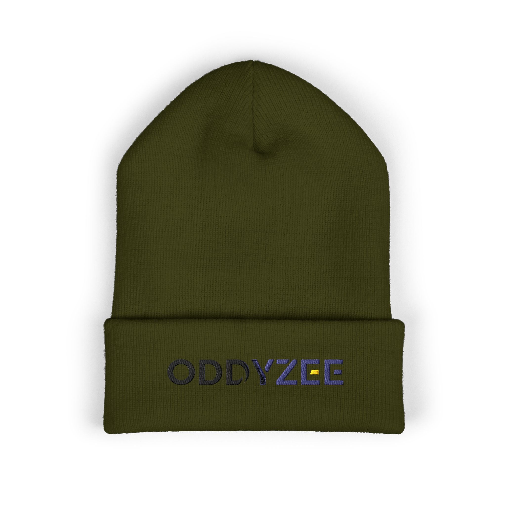 Oddyzee - Embroidered Cuffed Beanie