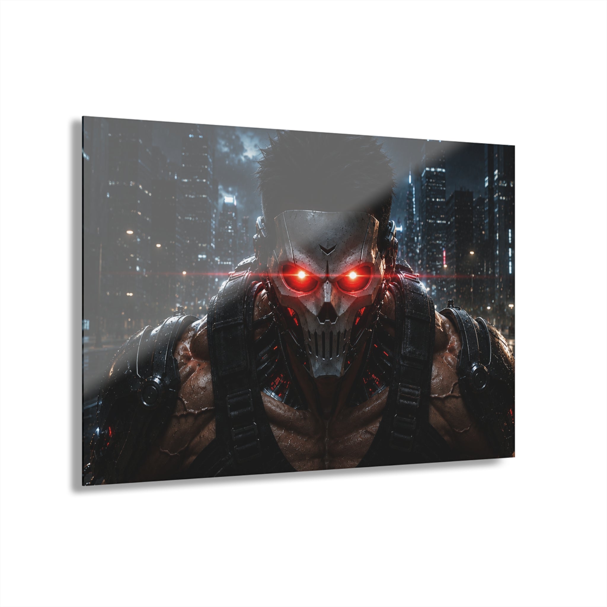 Deimos Acrylic Print #1 – Premium Cyberpunk Wall Art