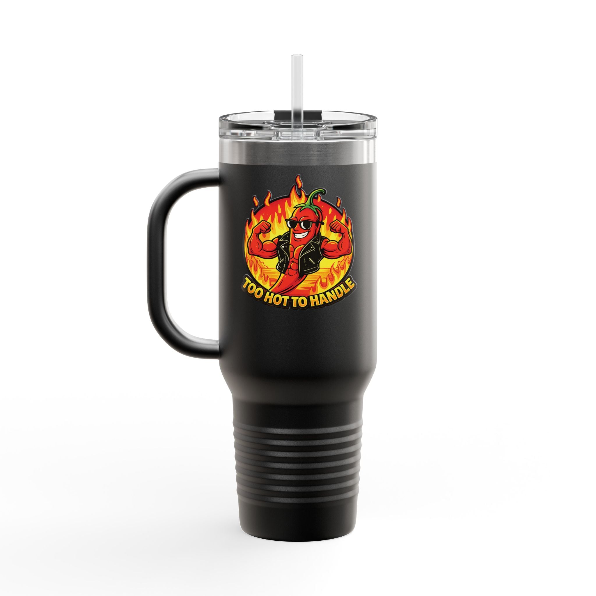 Vaso térmico de 40 oz - "Demasiado caliente para tocar"
