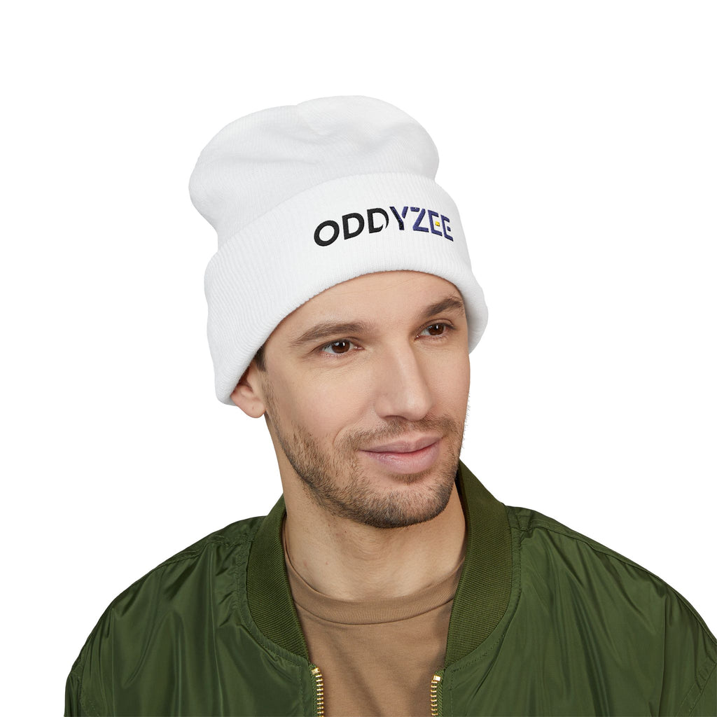 Oddyzee - Embroidered Cuffed Beanie