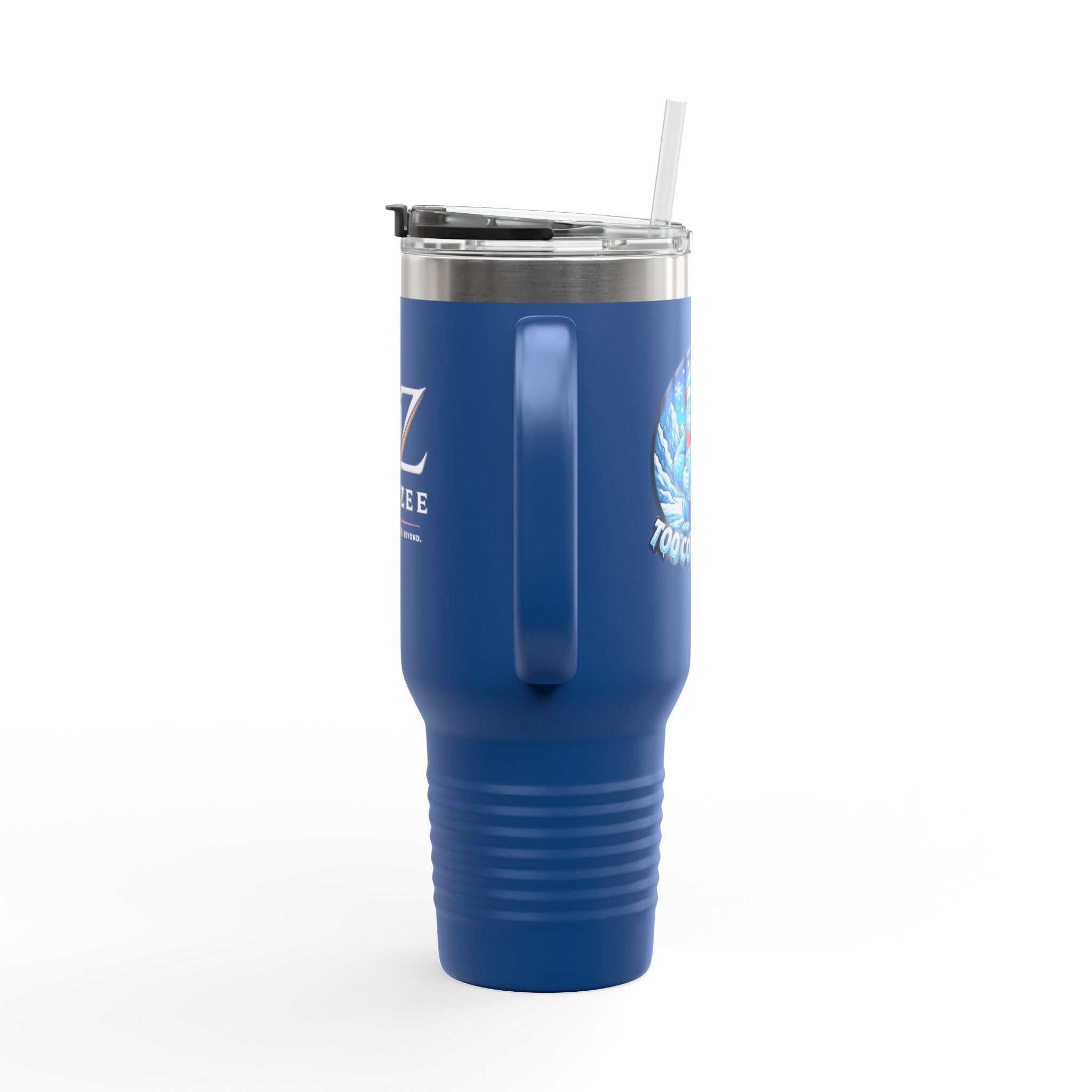 40oz Insulated Travel Mug - "Too Cold To Hold"