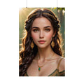Enchanted Elegance Matte Fantasy Wall Art Print #1 – Premium Forest Princess Poster
