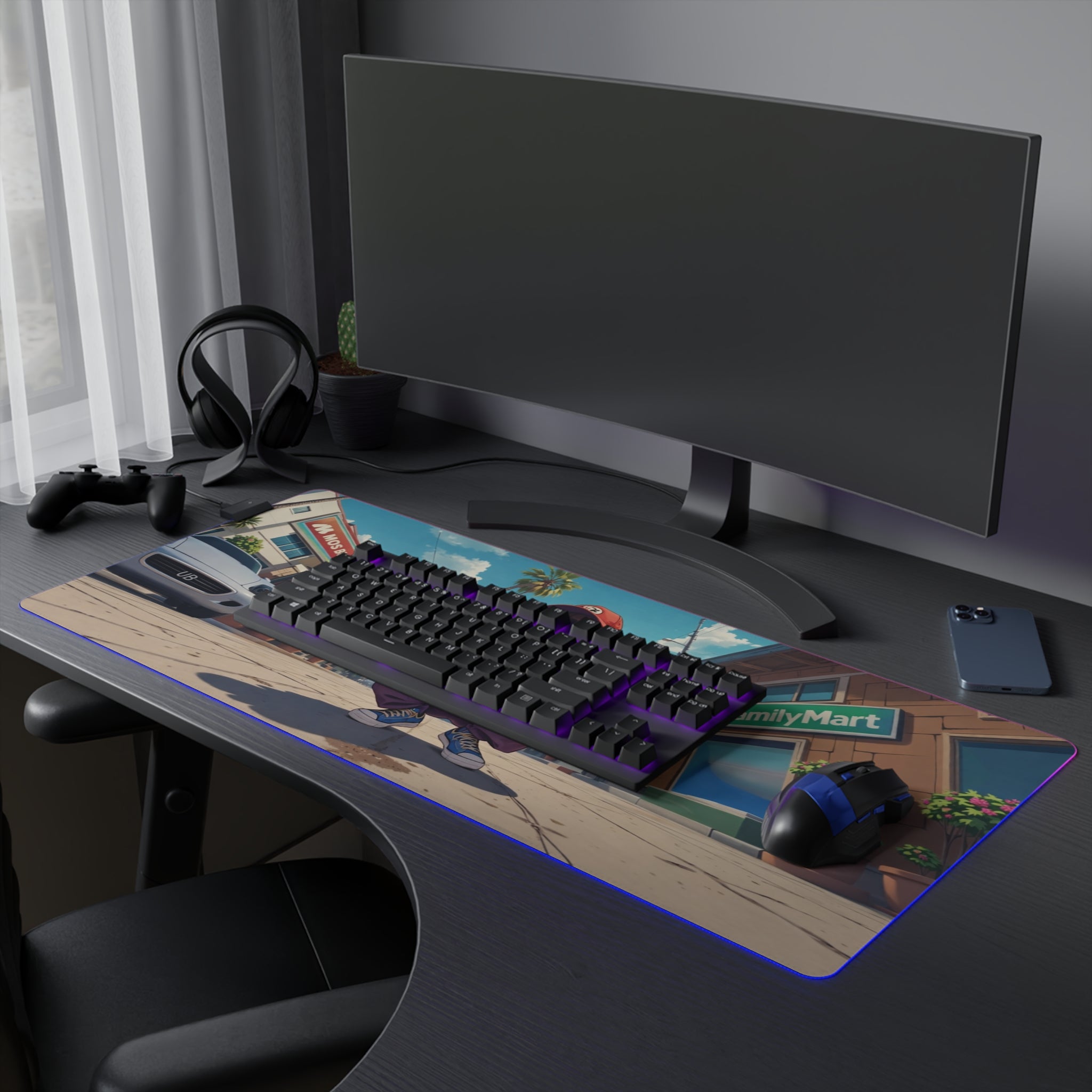 Urban Sweet Wise - LED Gaming Mouse Pad