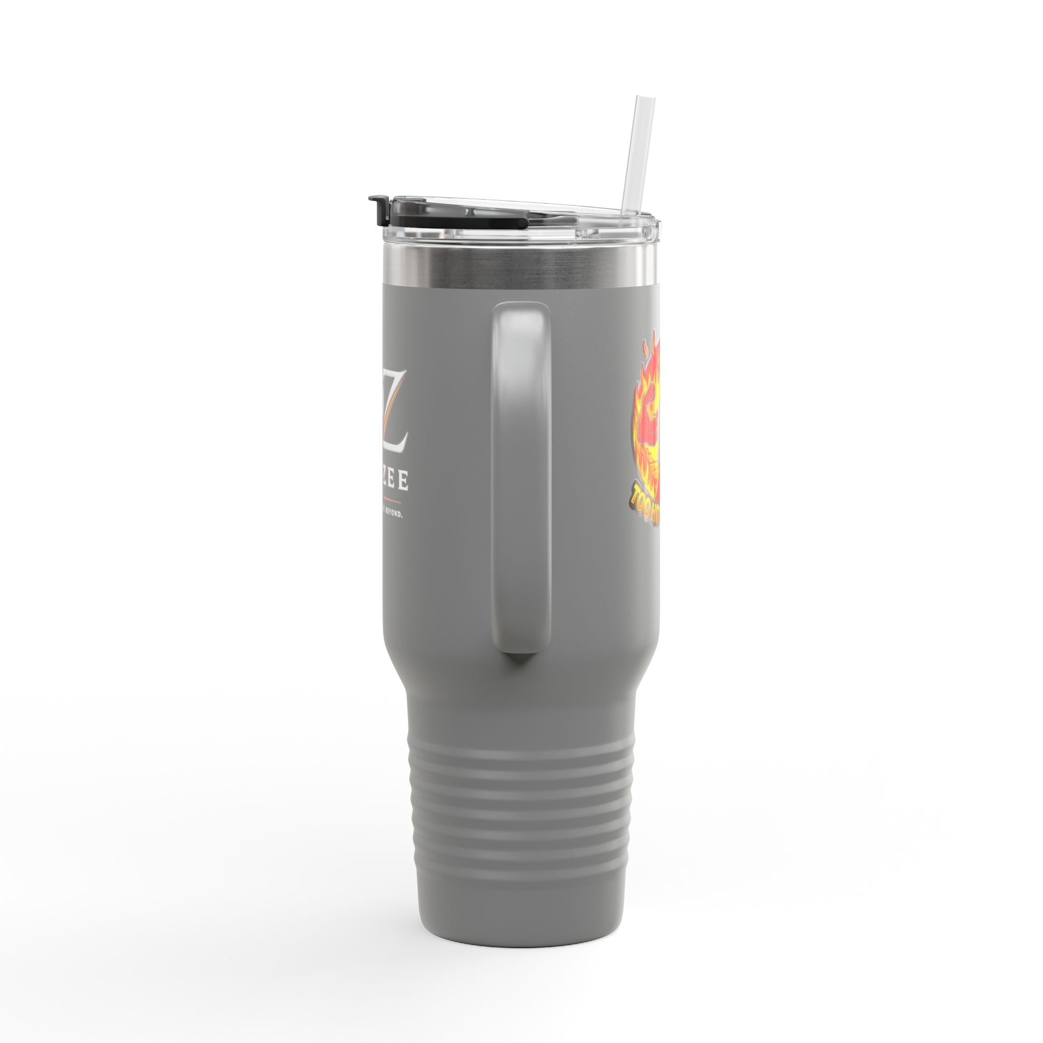 Vaso térmico de 40 oz - "Demasiado caliente para tocar"