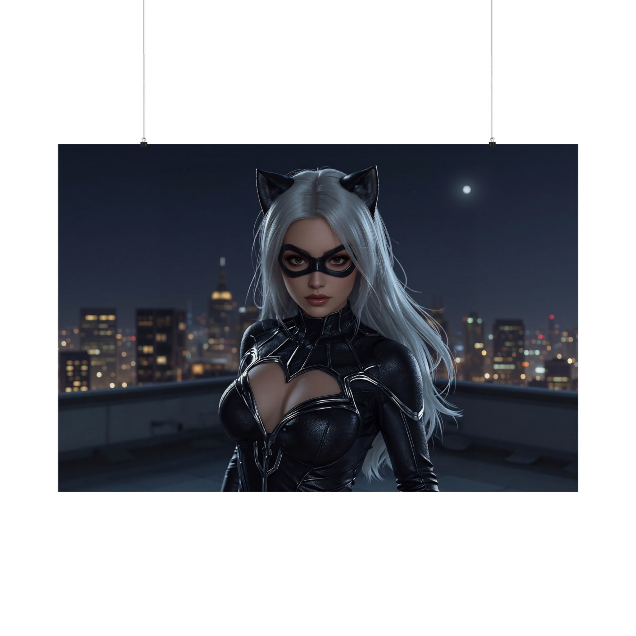Catt de Luna - Matte Poster