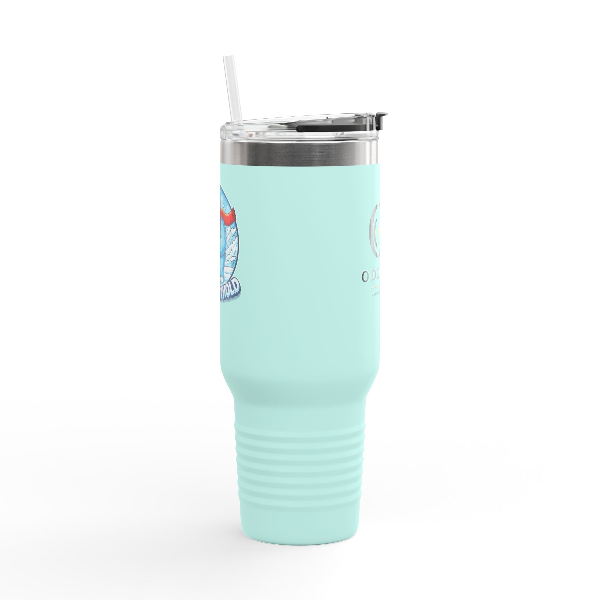 Vaso térmico de viaje de 40 oz - "Demasiado frío para sostener"