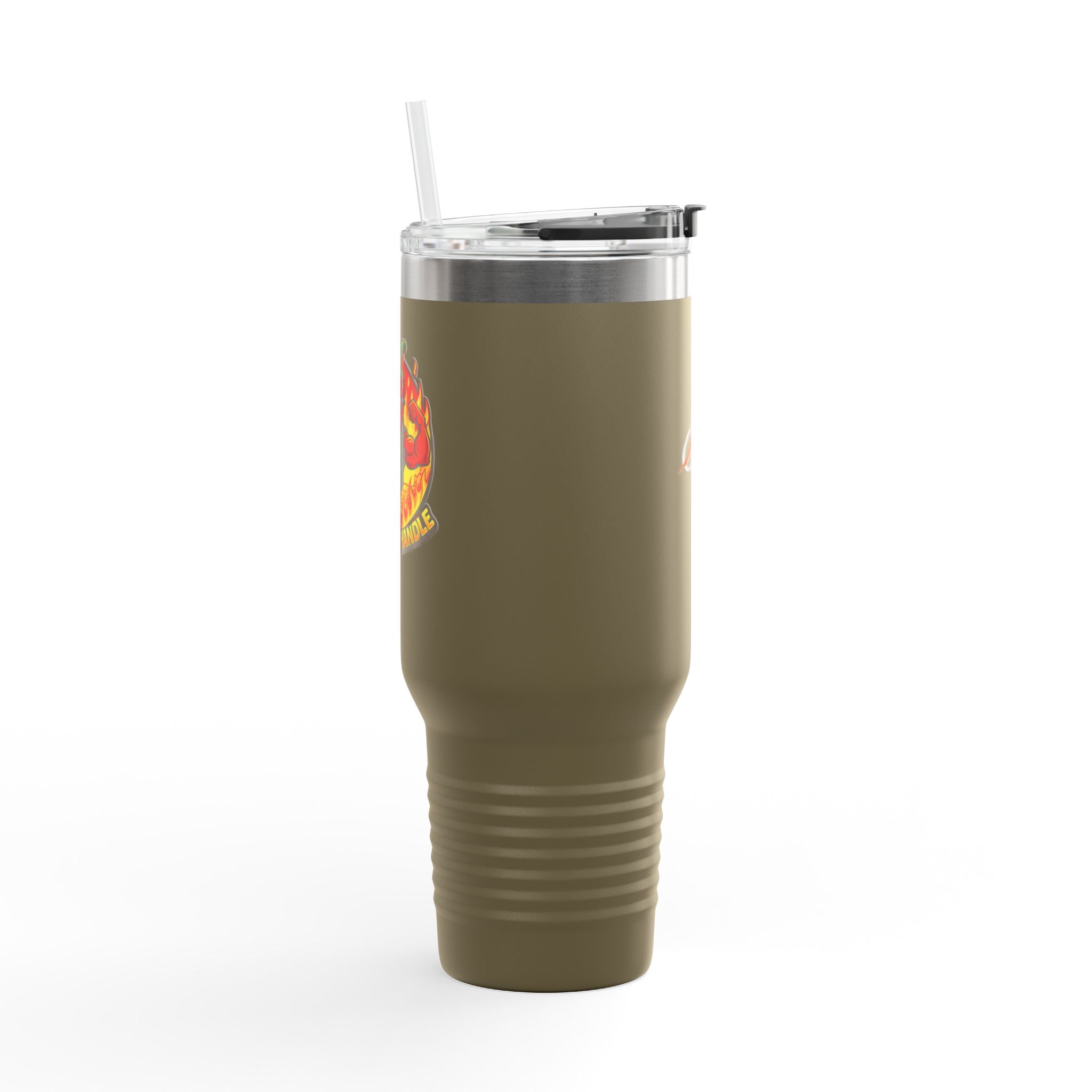 40oz Insulated Travel Mug - "Too Hot To Handle"