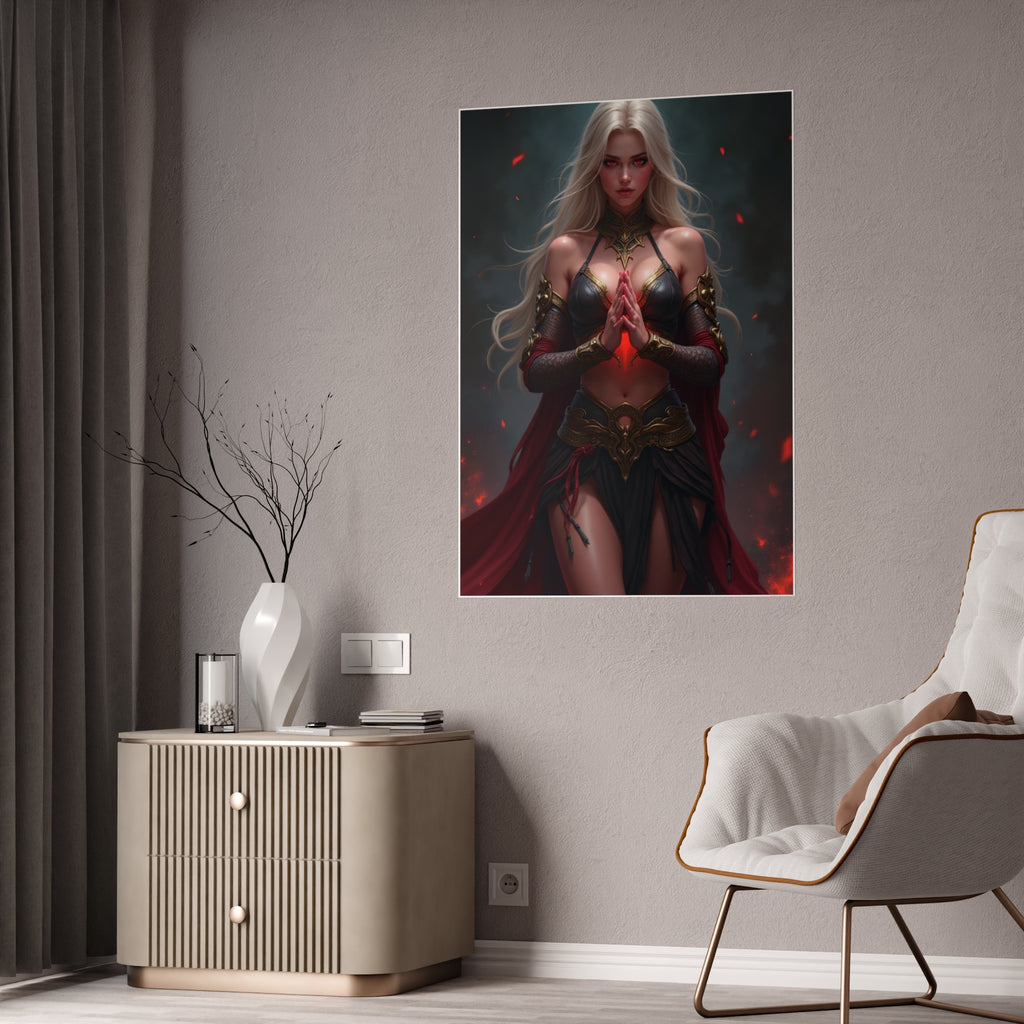 Dark Sorceress - Glossy Poster