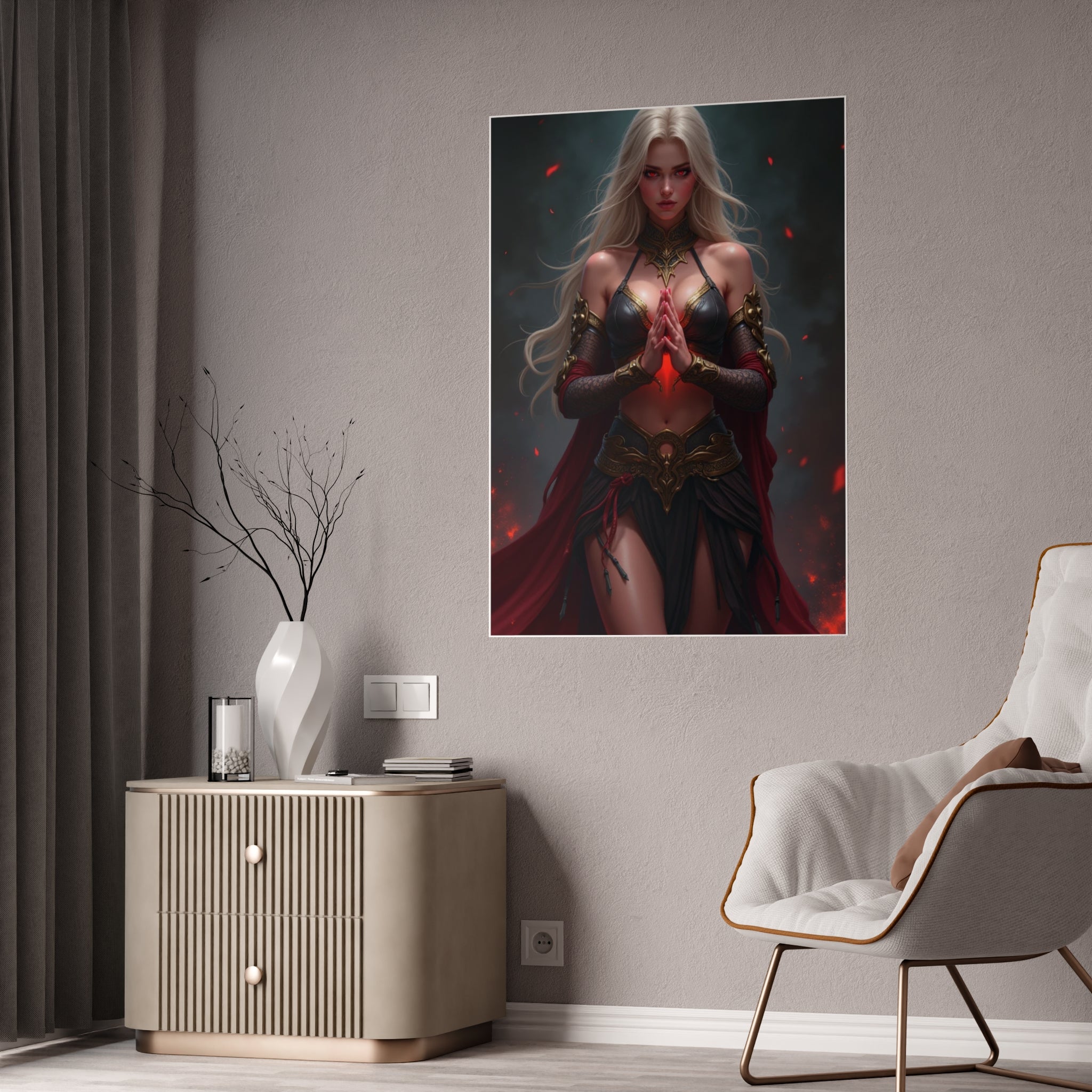 Dark Sorceress - Glossy Poster