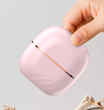 Mini Hair Straightening Comb - Wireless Charging & Portable