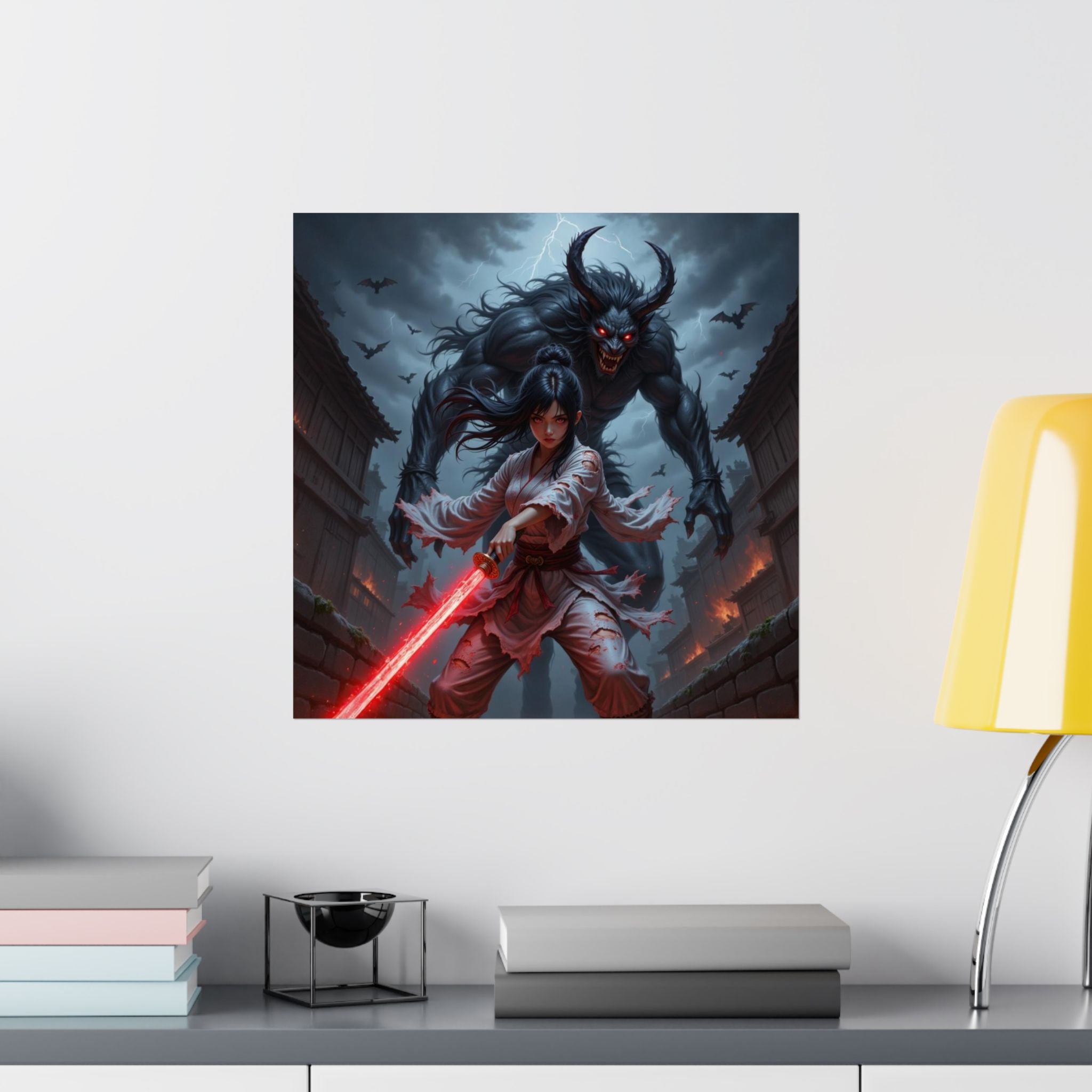 Ketsueki, Akuma no Ken - Matte Poster