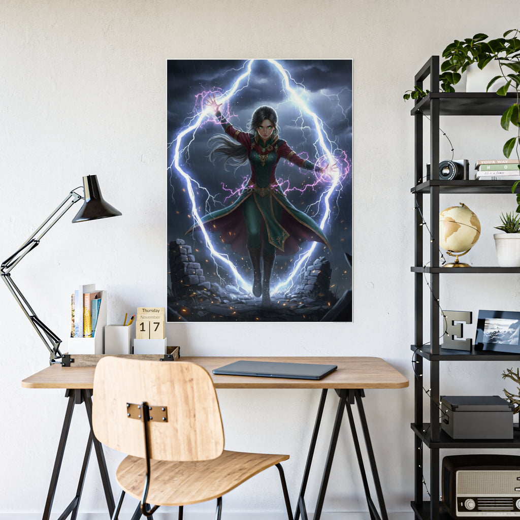 Arcane Sorceress - Glossy Poster