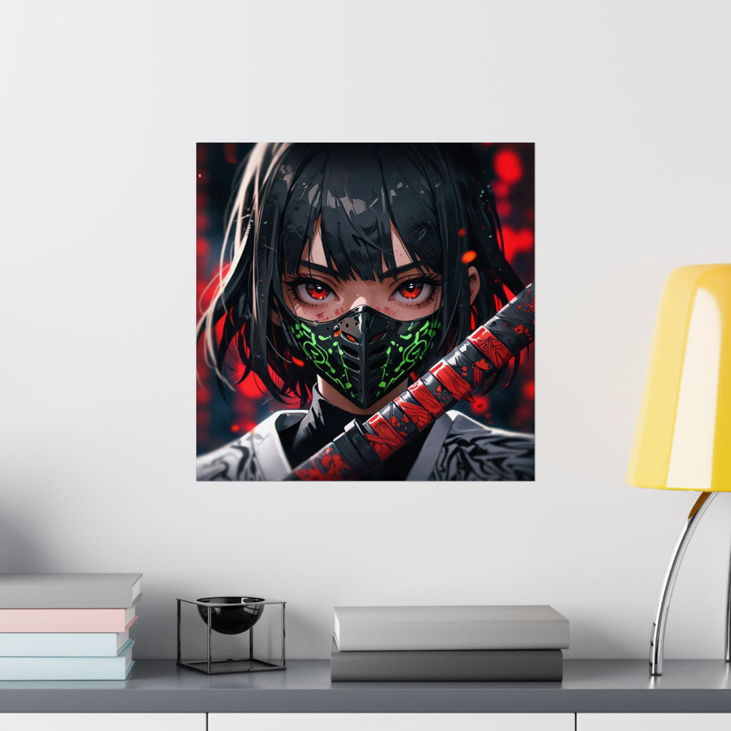 Crimson Fury - Matte Poster