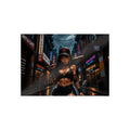 Ruby Maxim Glossy Cyberpunk Poster #1 – Premium Urban Fantasy Wall Art