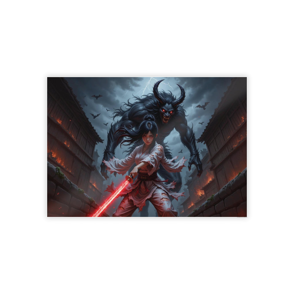 Ketsueki, Akuma no Ken - Glossy Poster